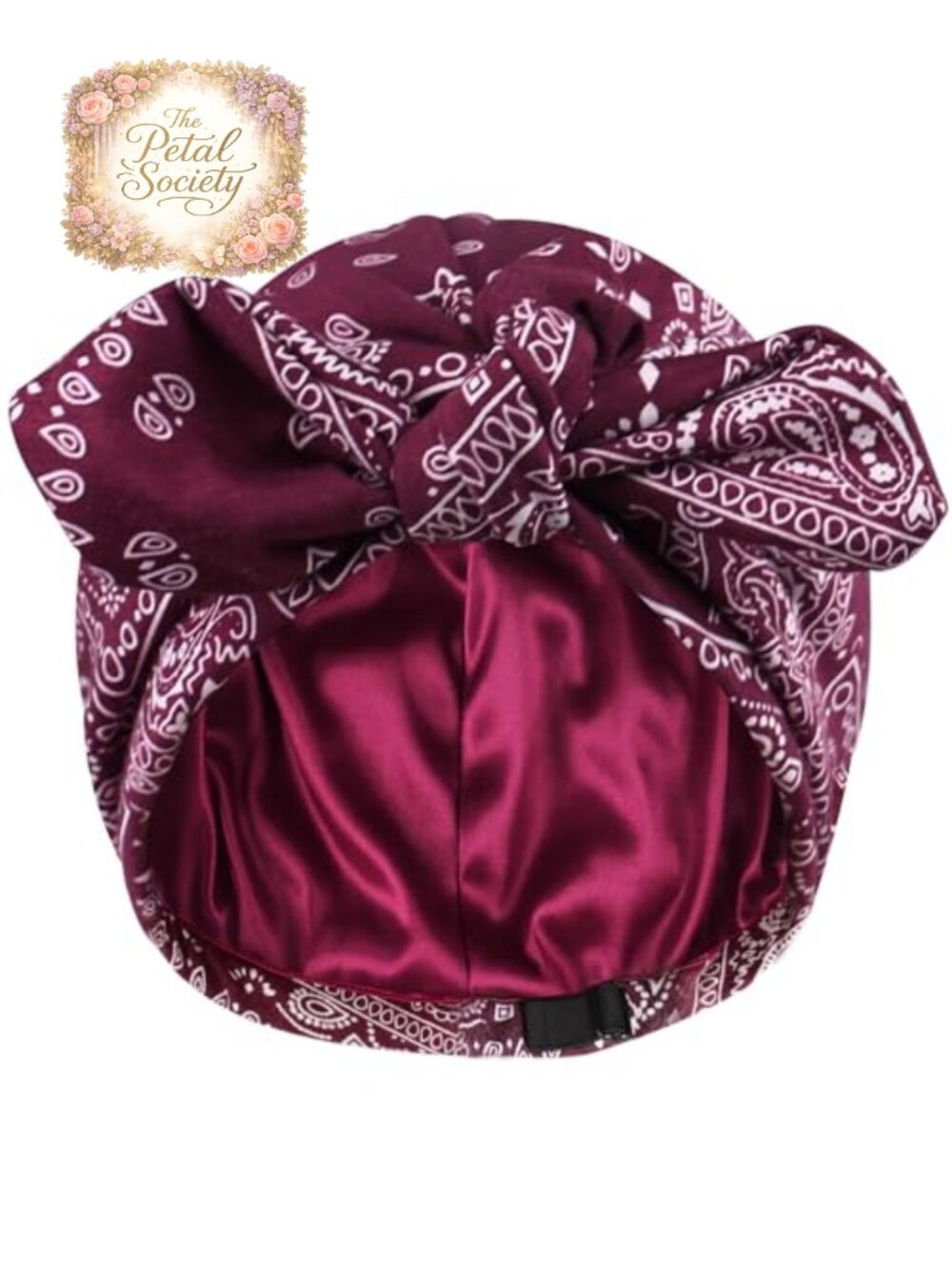 Satin Lined Beanie Chemo Headwear Sleep Cap Turban